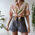 Patchwork blouse M
