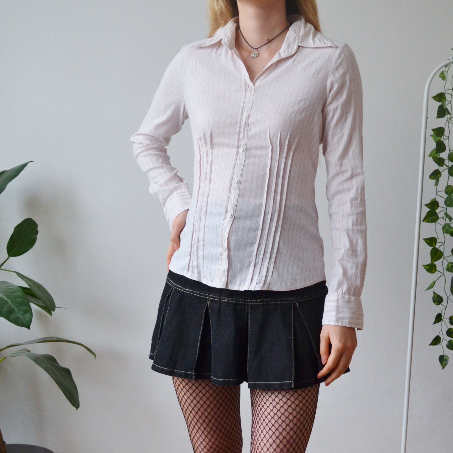 Pinstripe shirt M