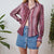 Stripe blouse XL