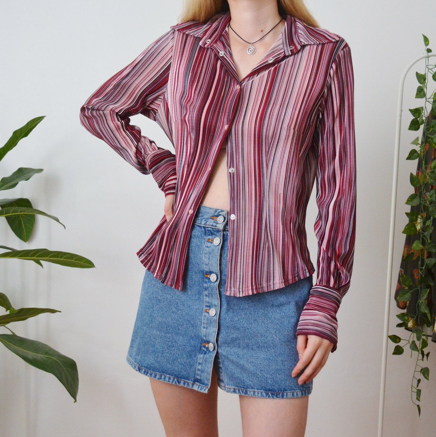 Stripe blouse XL