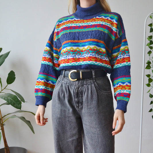 Vintage Roll Neck Jumper M