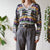 Vintage V Neck Jumper L