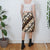 Vintage Geometric Skirt M