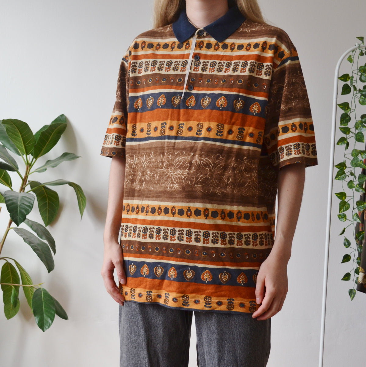 Vintage Retro Polo Top