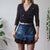 Denim mini skirt M