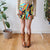 Vintage Psychedelic Mini Skirt S