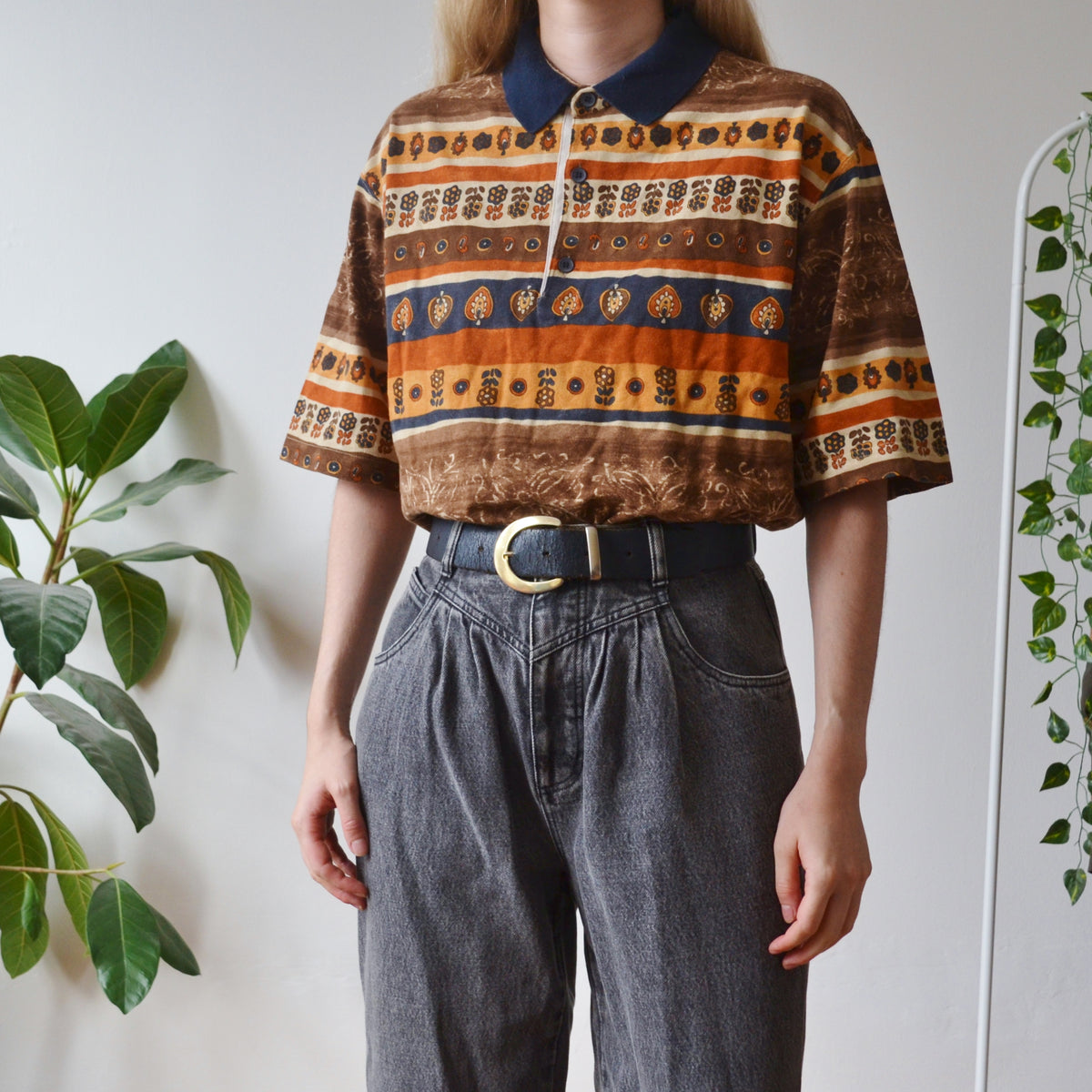 Vintage Retro Polo Top
