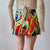 Vintage Psychedelic Mini Skirt S