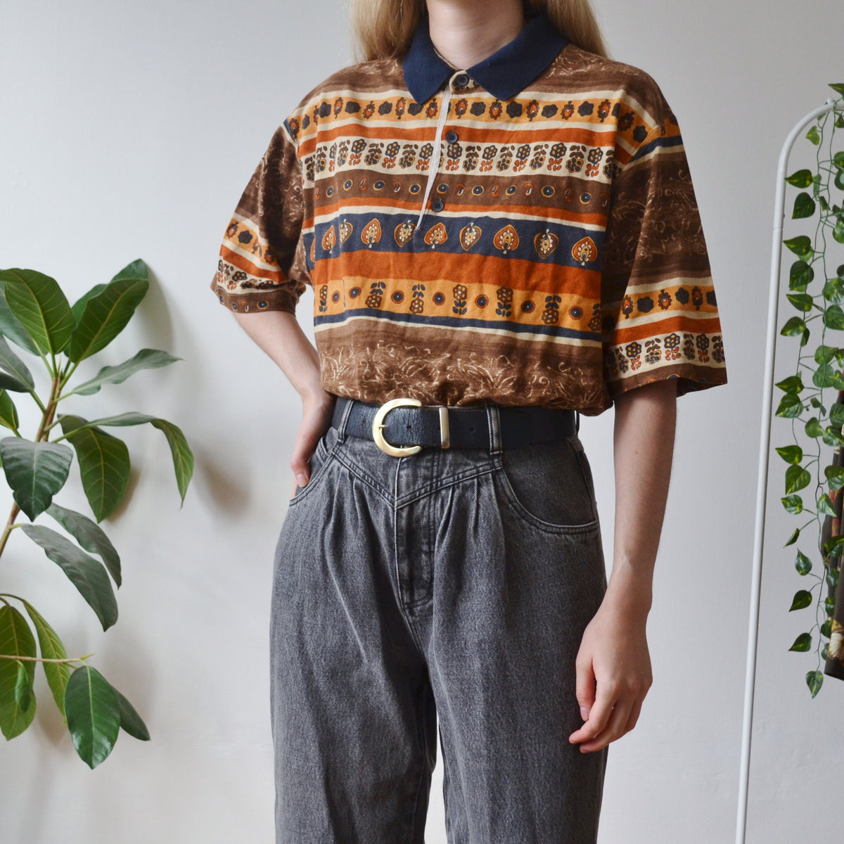 Vintage Retro Polo Top