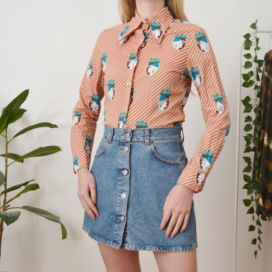 70s shirt S