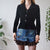 Black velvet blouse M