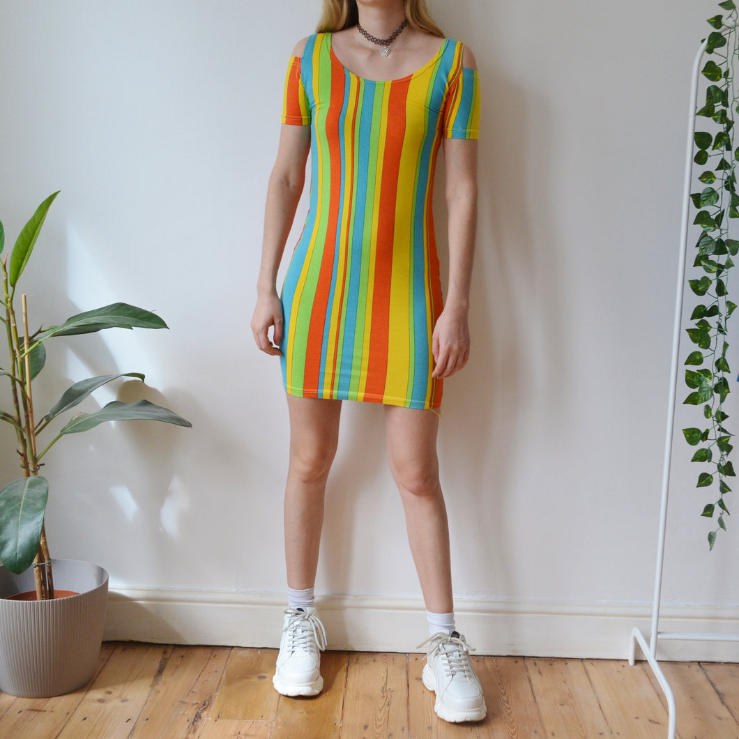 Rainbow dress S