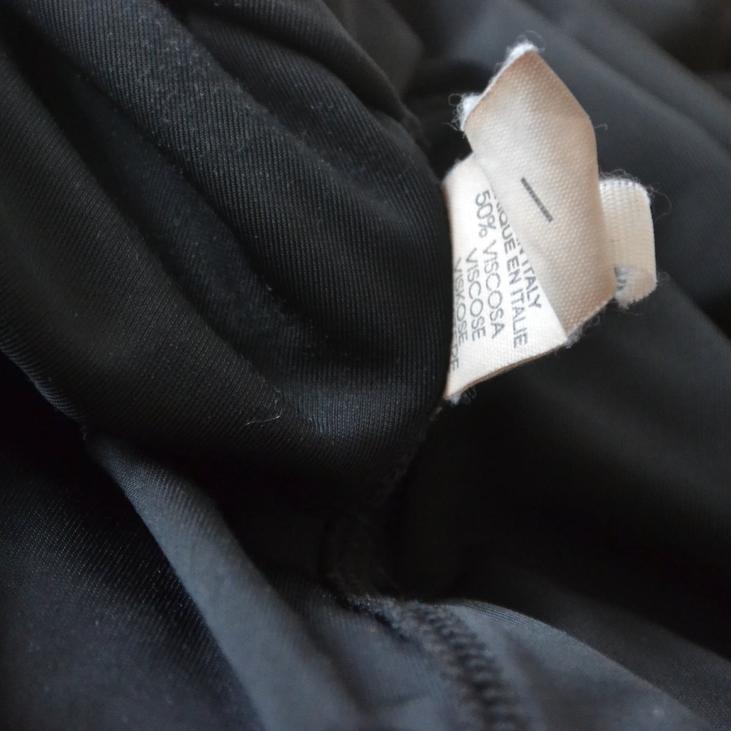 Black velvet blouse M