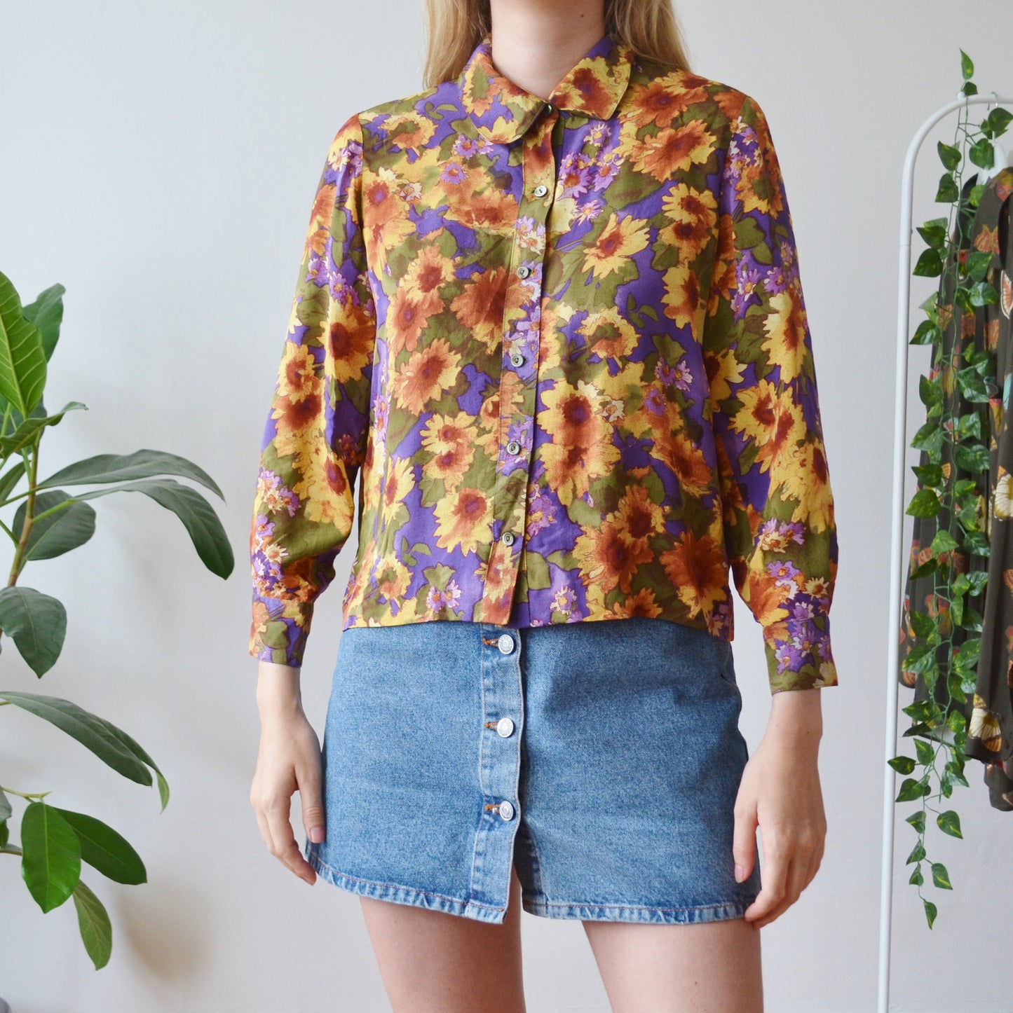 Flower blouse M