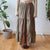 Vintage Paisley Maxi Skirt M