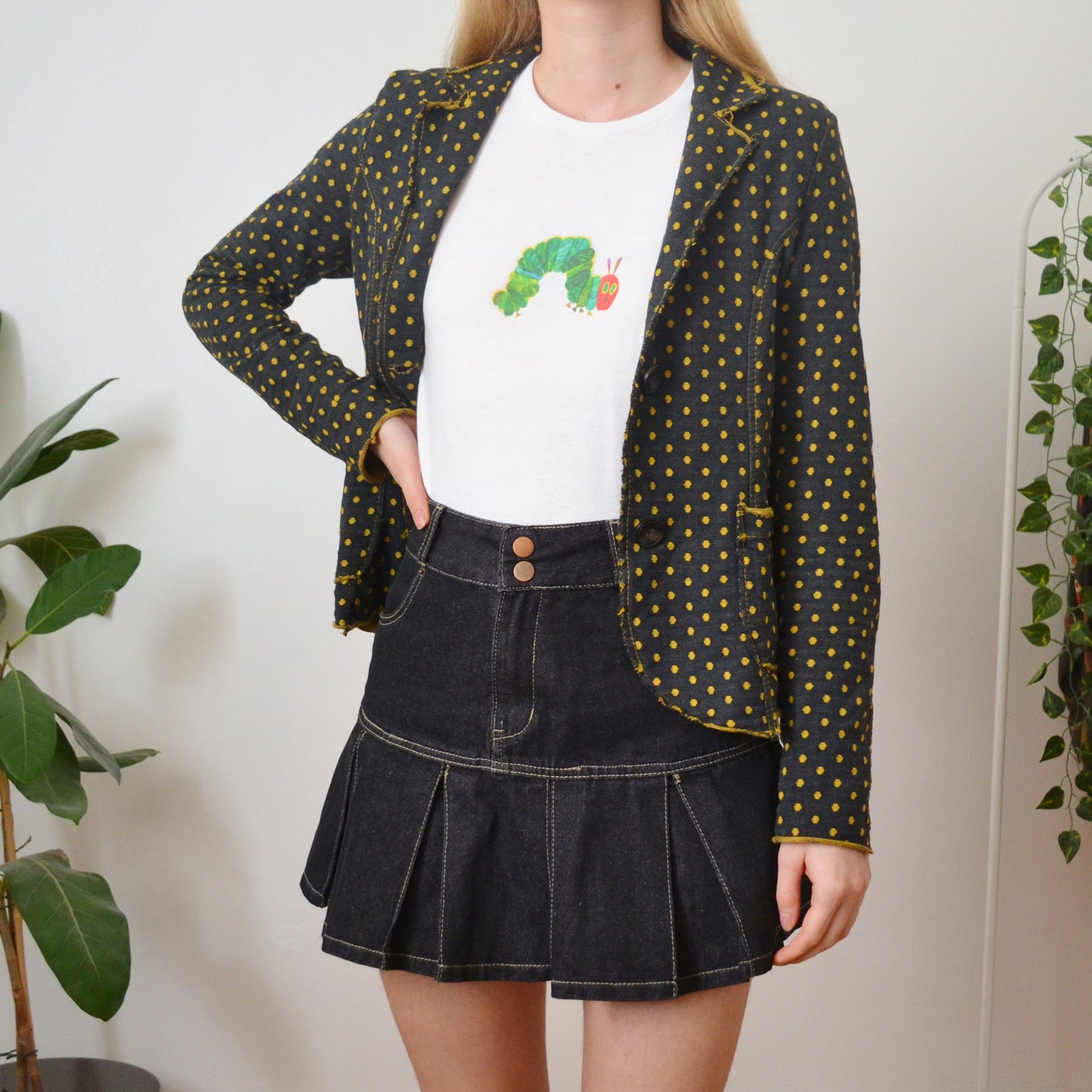 Vintage Polka Dot Jacket M