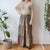 Vintage Paisley Maxi Skirt M