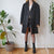 Vintage Charcoal Blazer Coat L