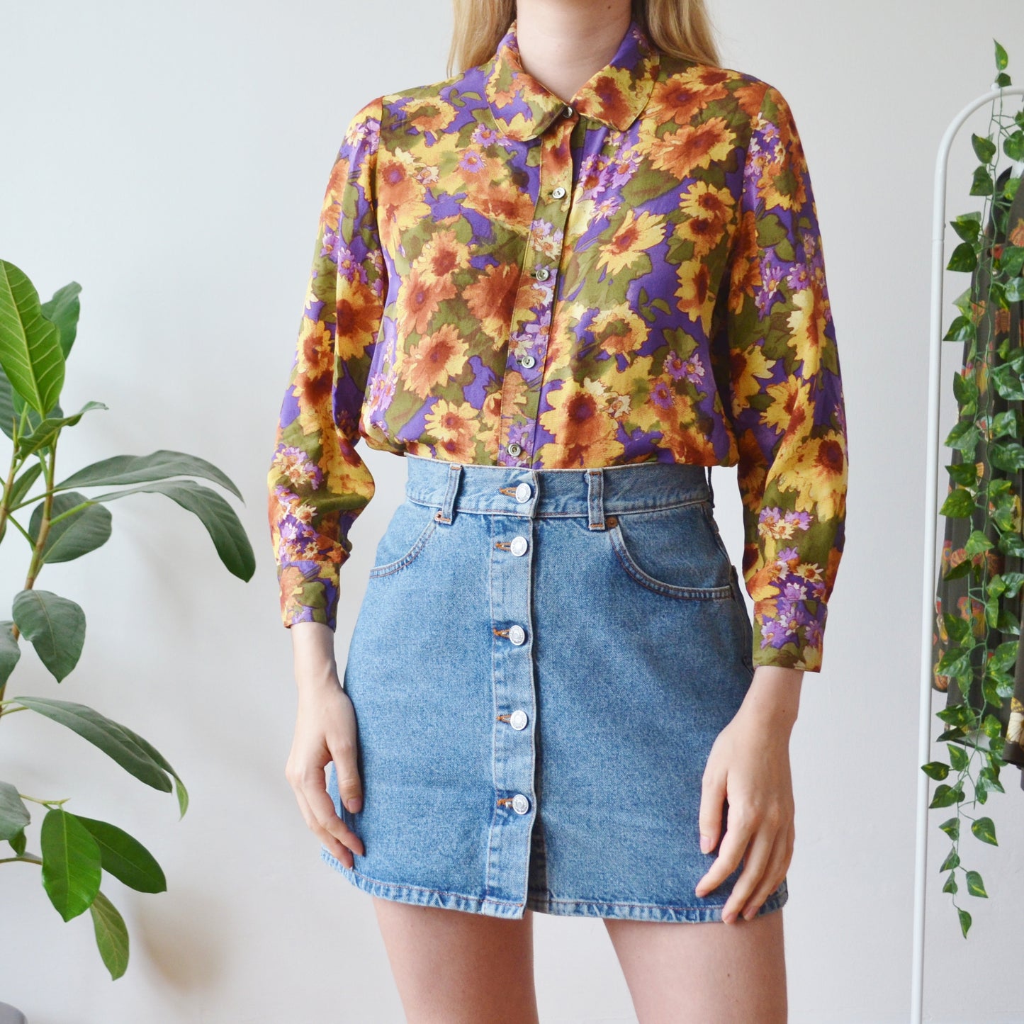 Flower blouse M