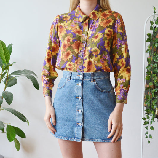 Flower blouse M