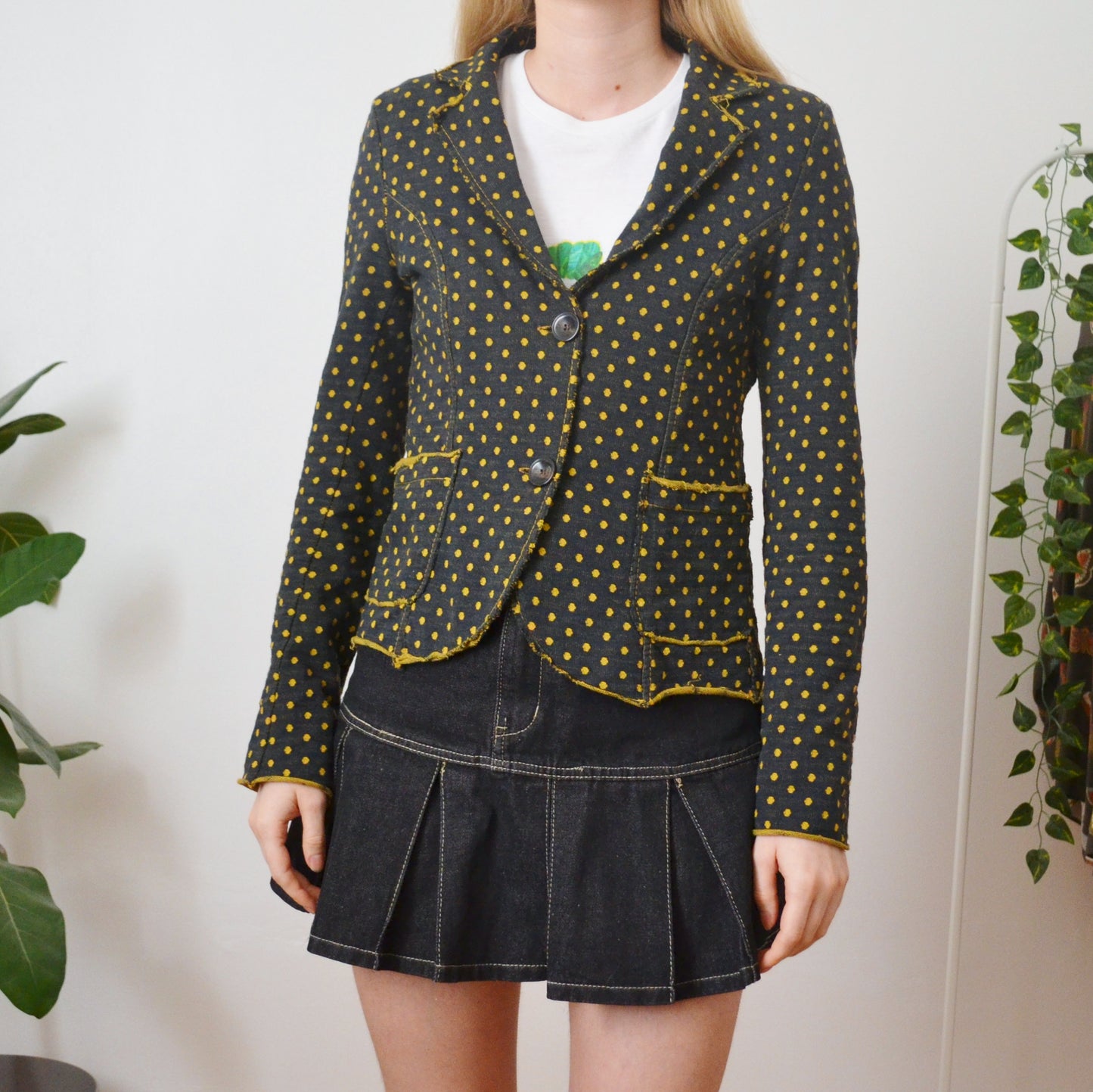 Vintage Polka Dot Jacket M