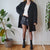 Vintage Charcoal Blazer Coat L