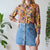Flower blouse M