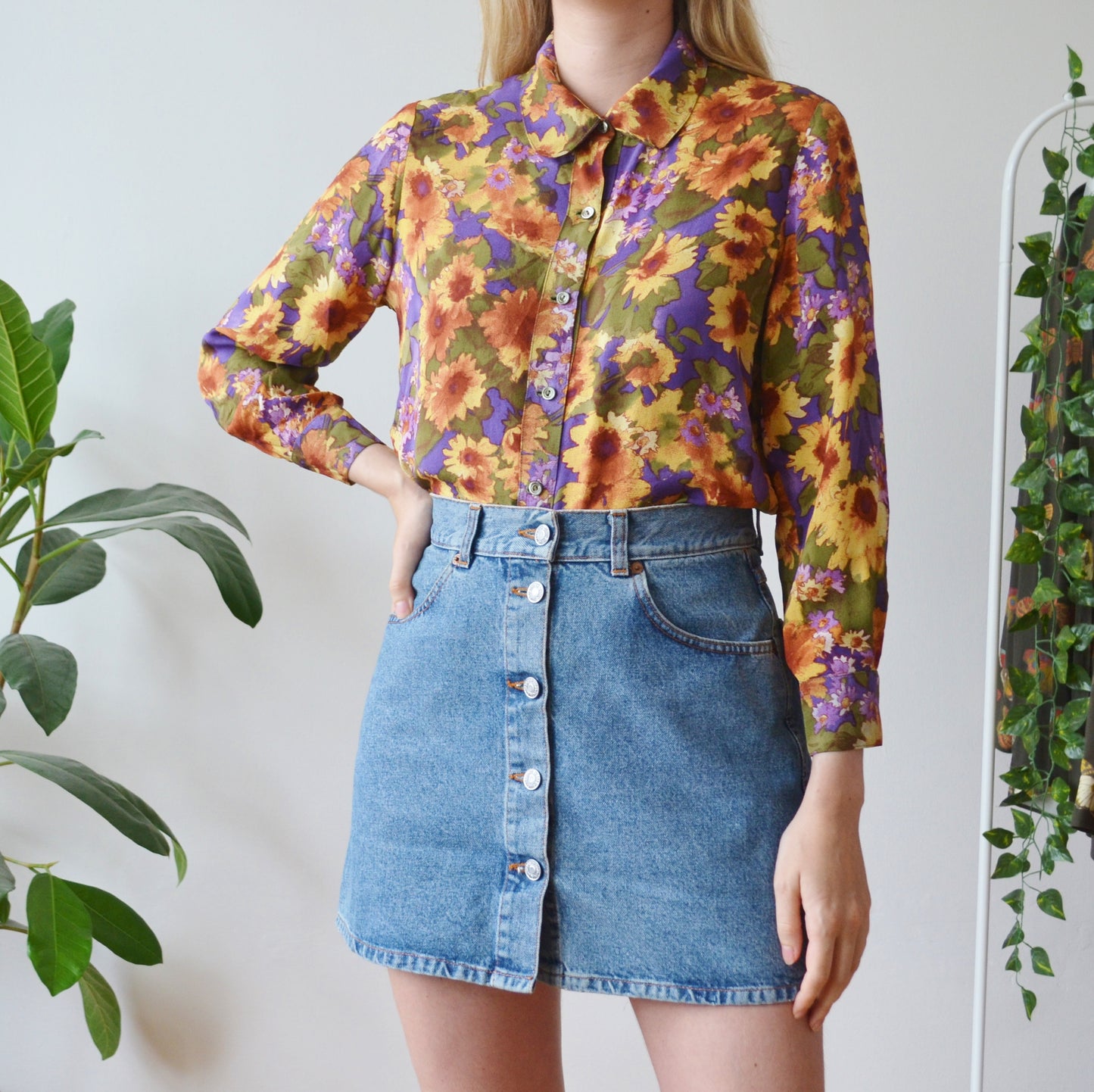 Flower blouse M