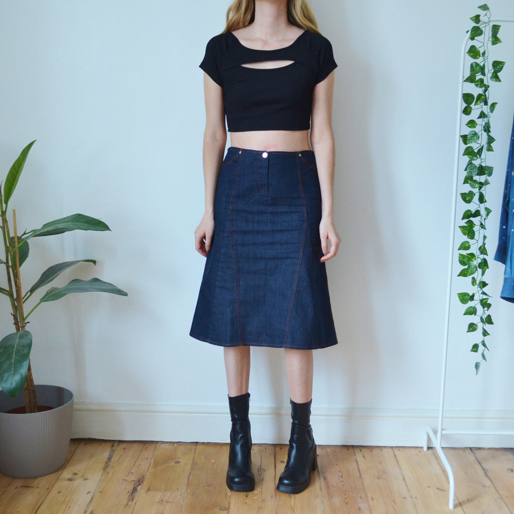 Denim skirt uk 12