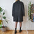 Vintage Charcoal Blazer Coat L