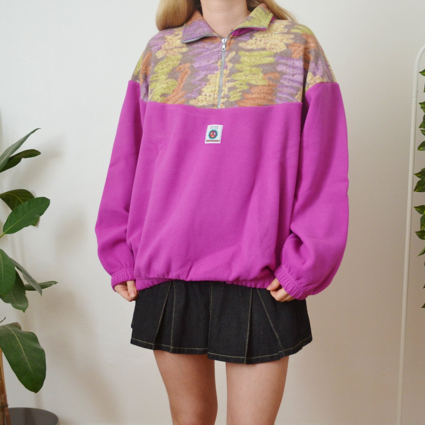 Vintage Panel Fleece XL