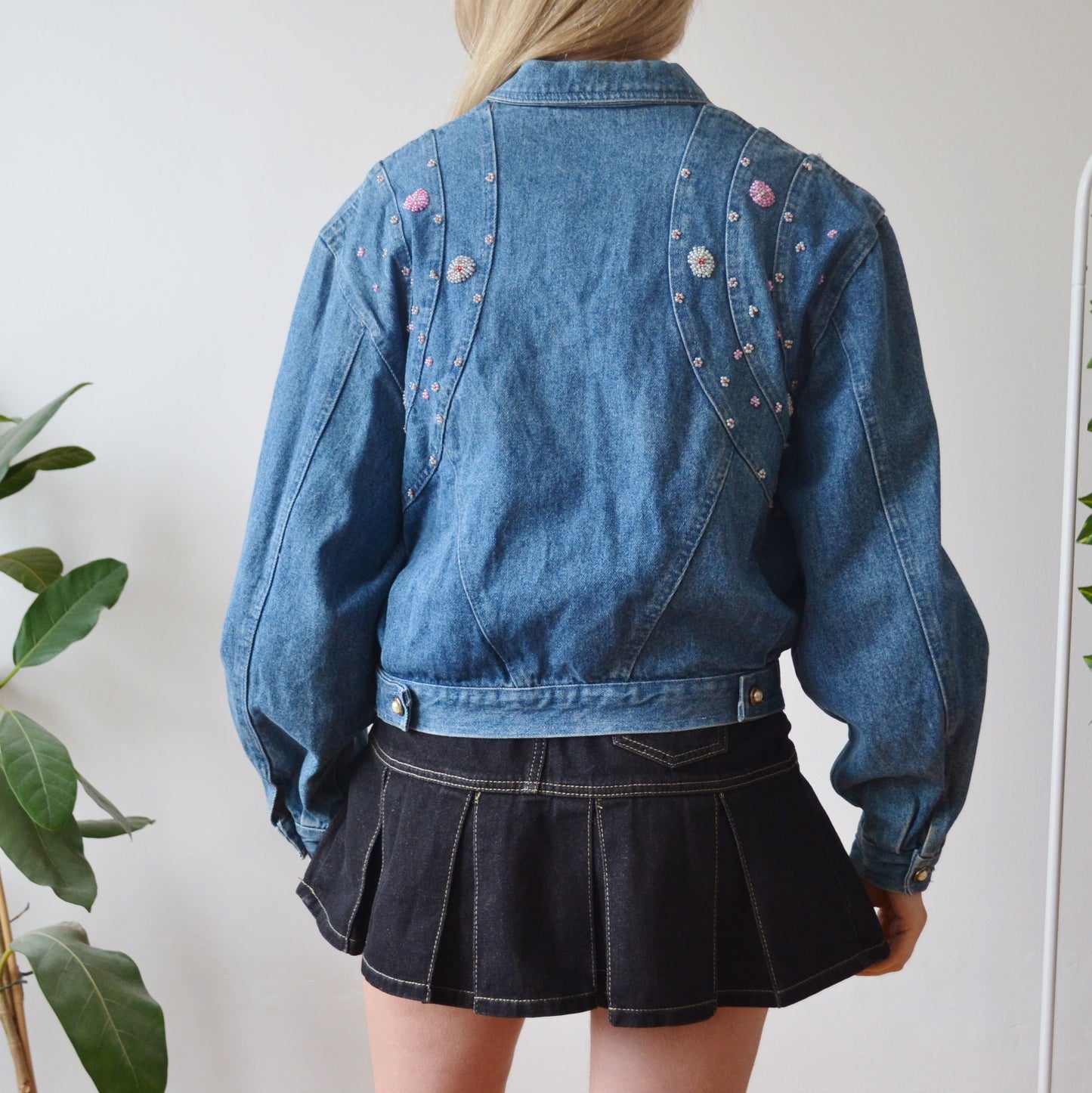 Vintage Embroidered Denim Jacket
