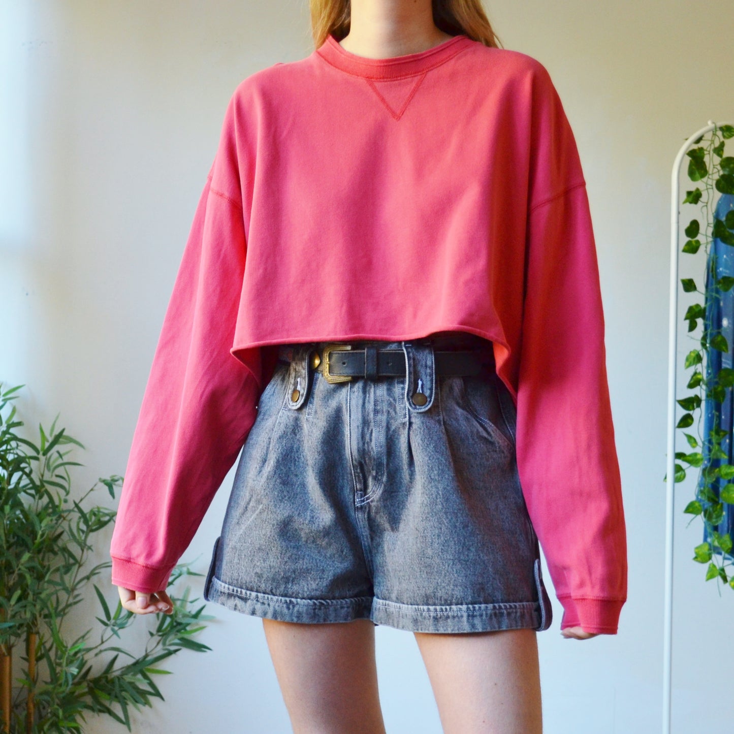 Cropped sweatshirt XL