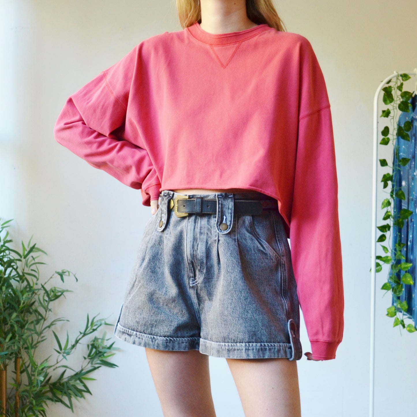Cropped sweatshirt XL