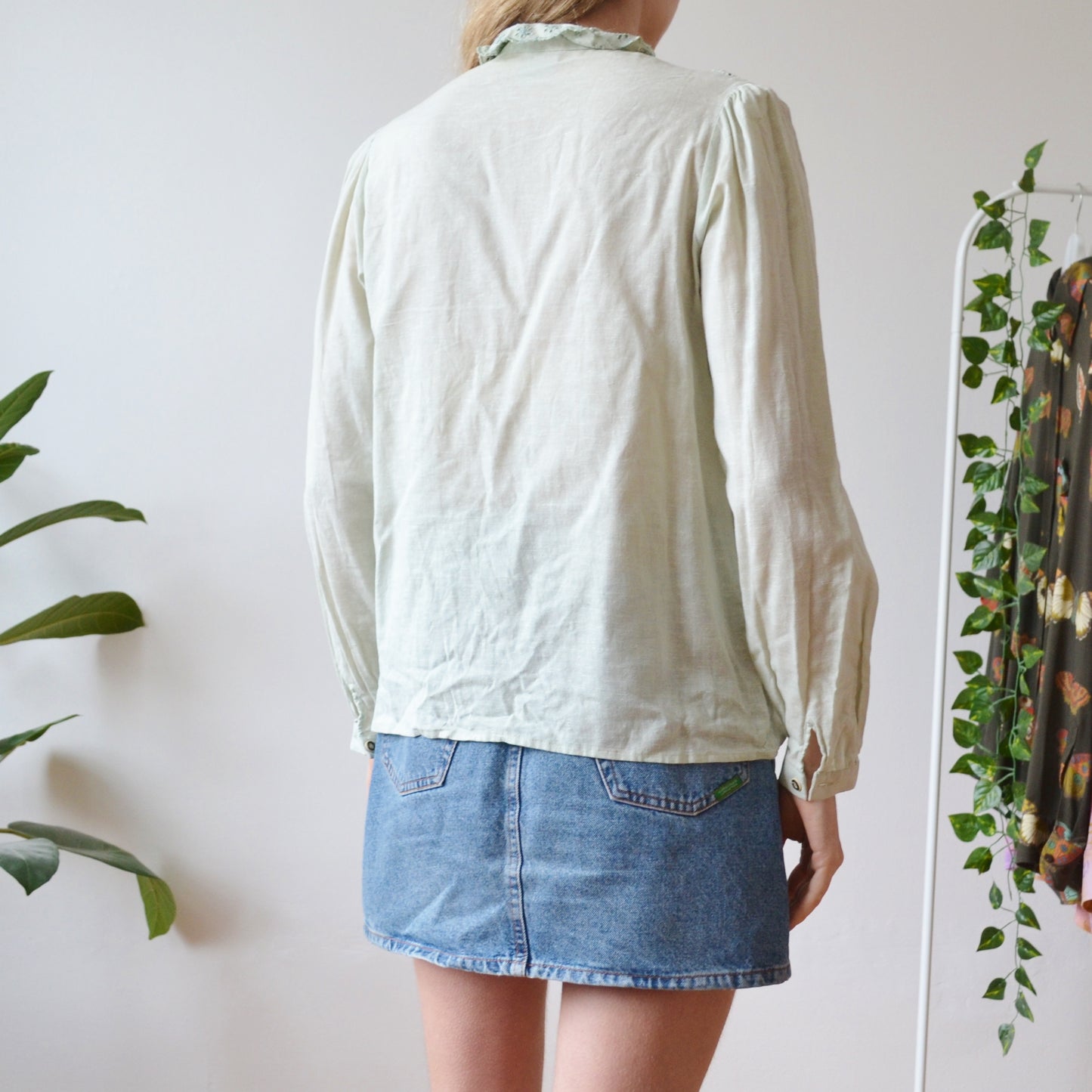 Sage blouse S