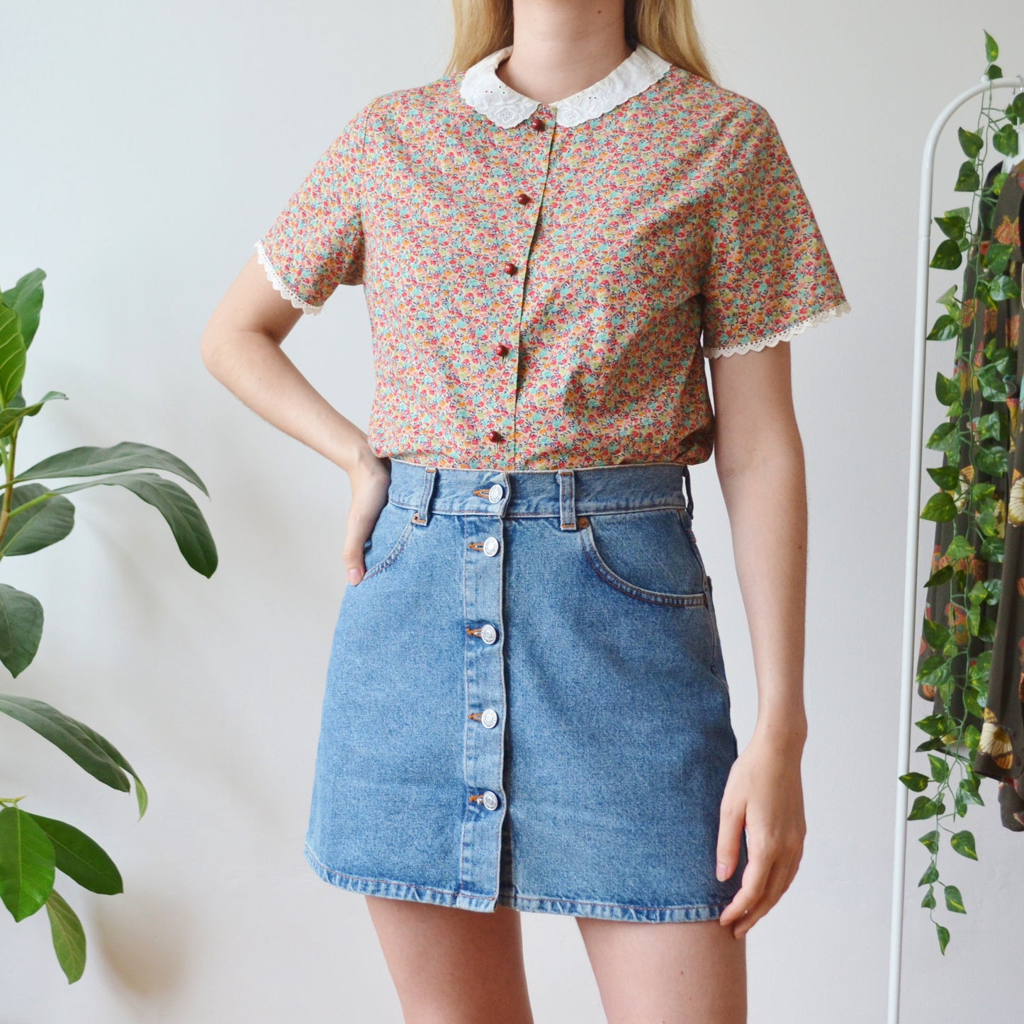Floral blouse M
