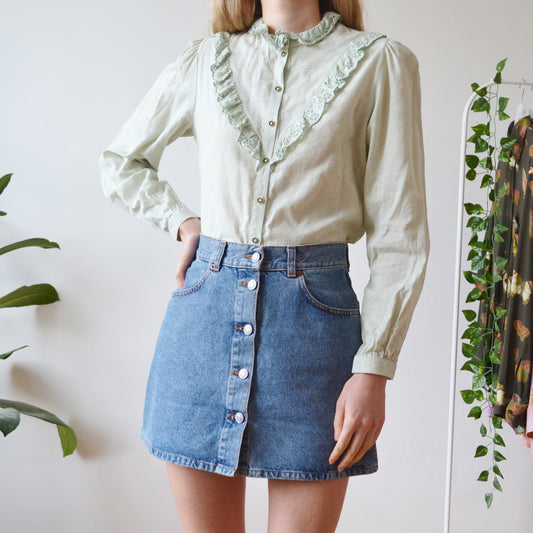 Sage blouse S