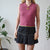 Vintage Pink Sweater Vest S