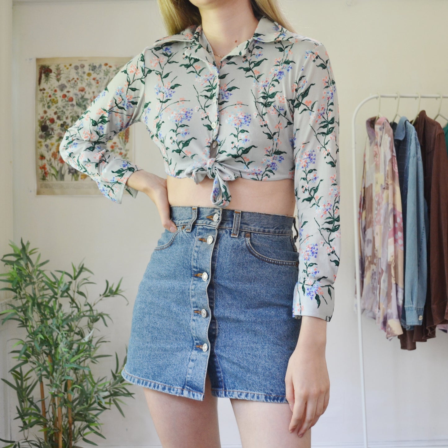 Floral blouse XS