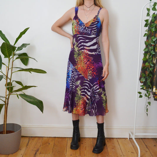 Animal print dress uk 14