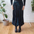 Vintage Velvet Maxi Skirt M