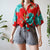Flower shirt XL