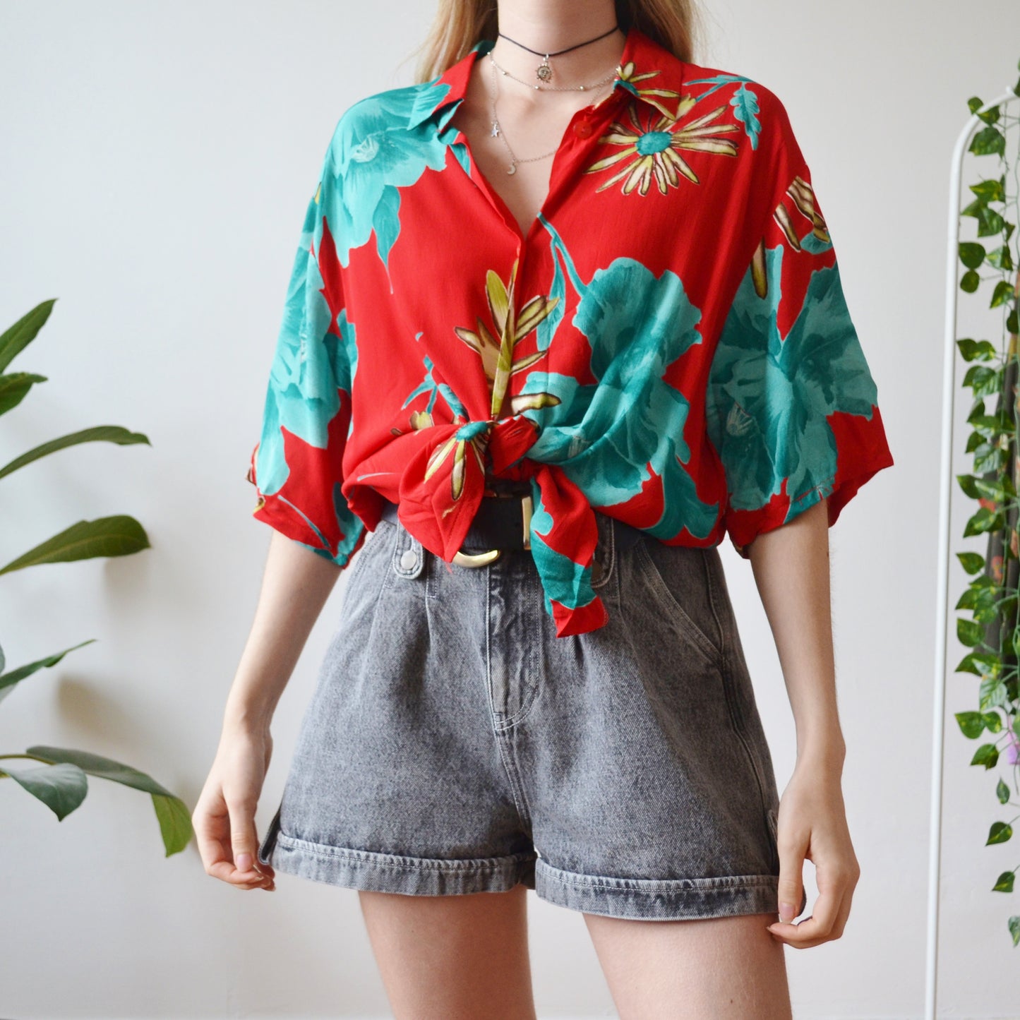 Flower shirt XL