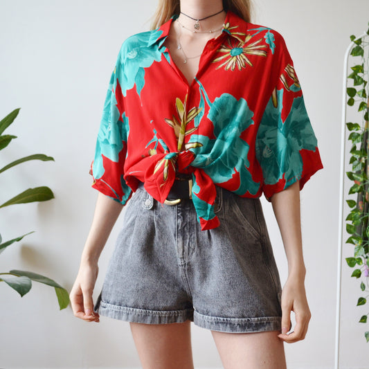 Flower shirt XL