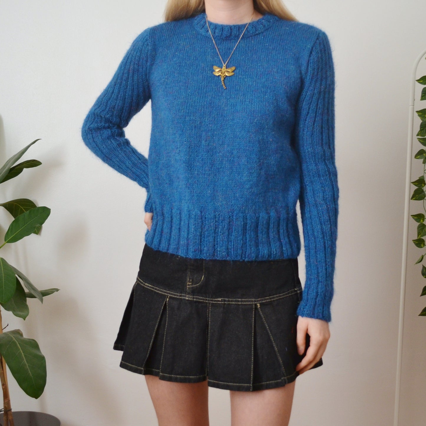Vintage Blue Jumper M