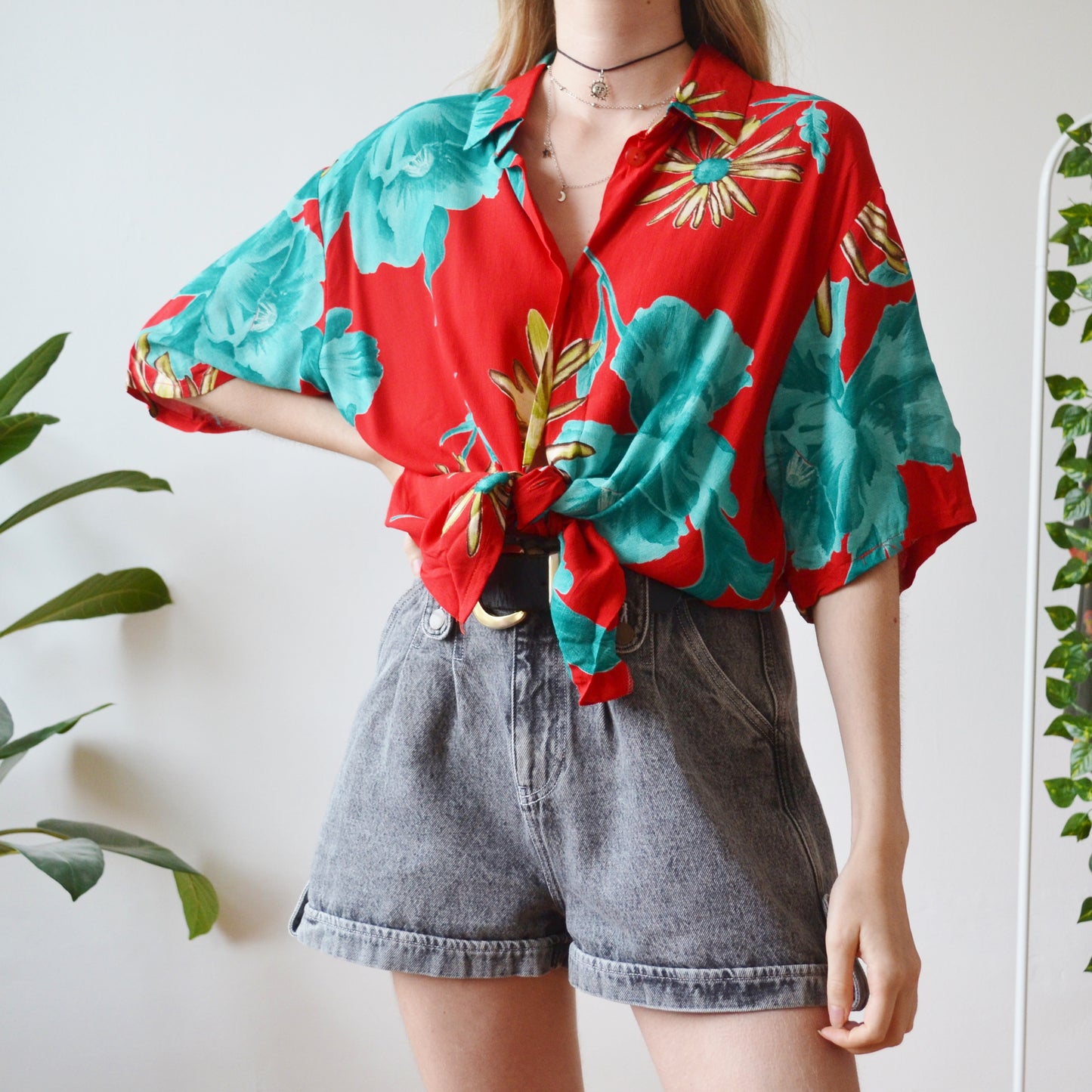Flower shirt XL