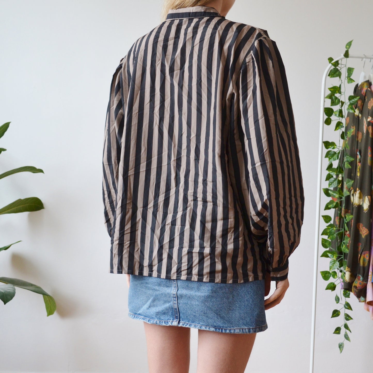 Stripe blouse L