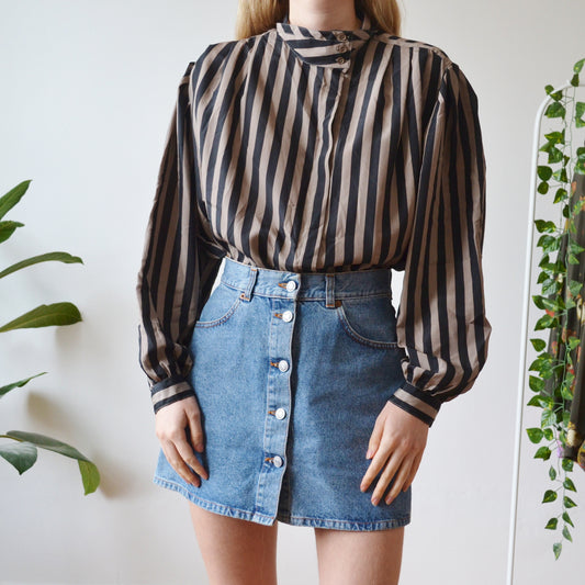 Stripe blouse L