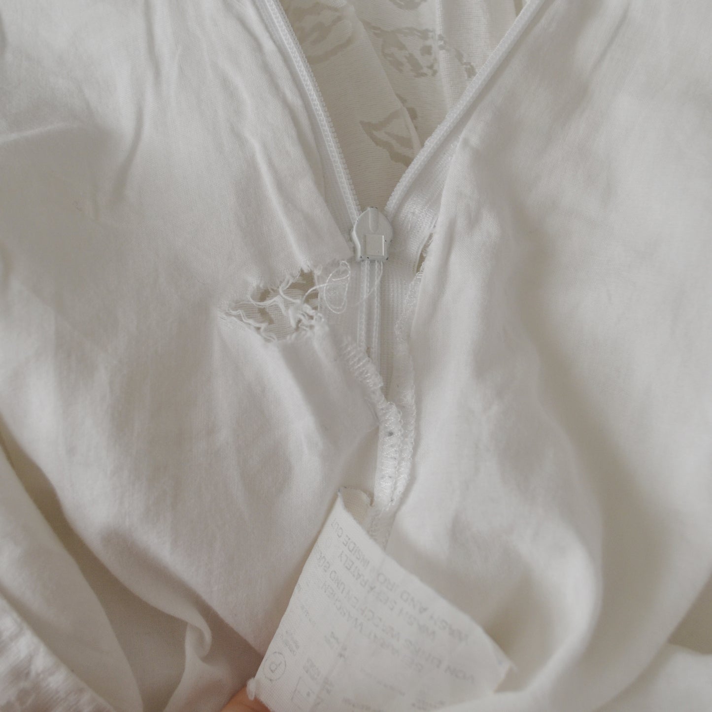 Vintage White Skirt M