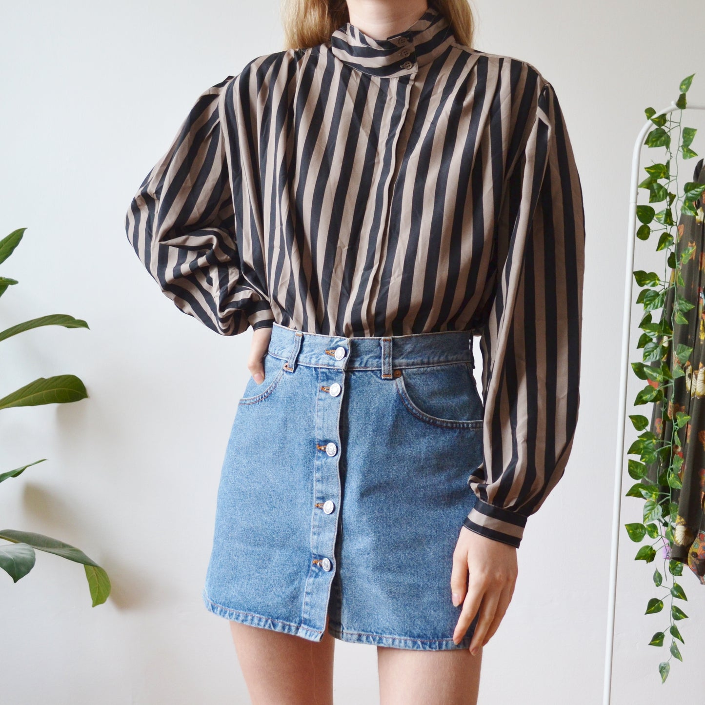Stripe blouse L